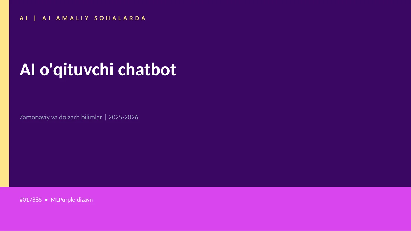 AI o'qituvchi chatbot 1
