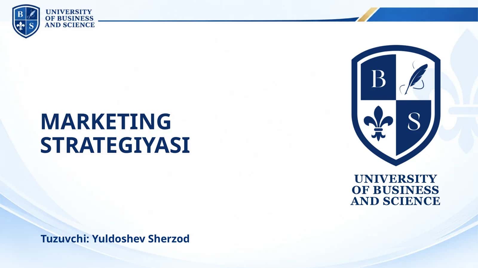 MARKETING STRATEGIYASI 1