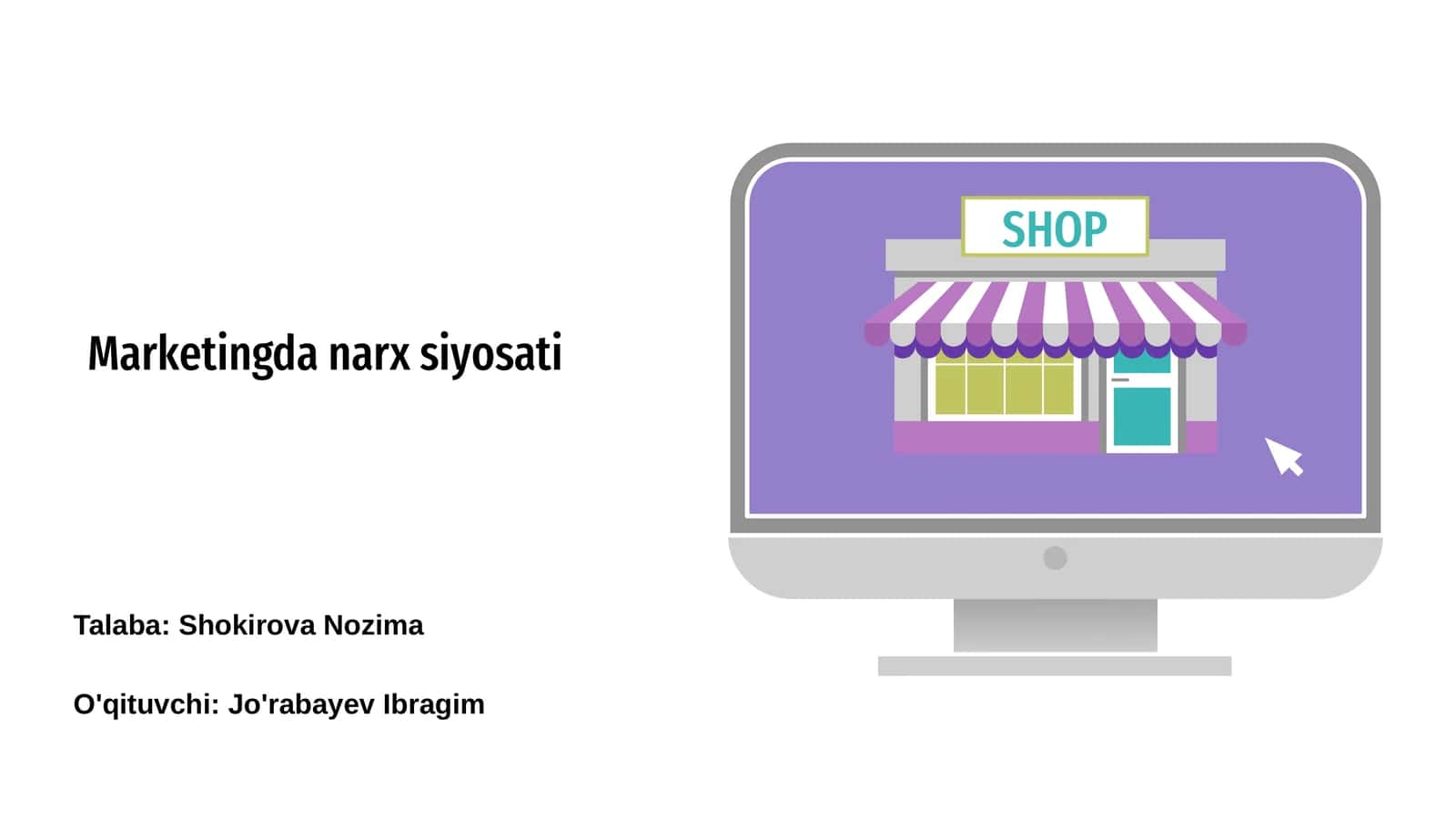 Marketingda narx siyosati 1