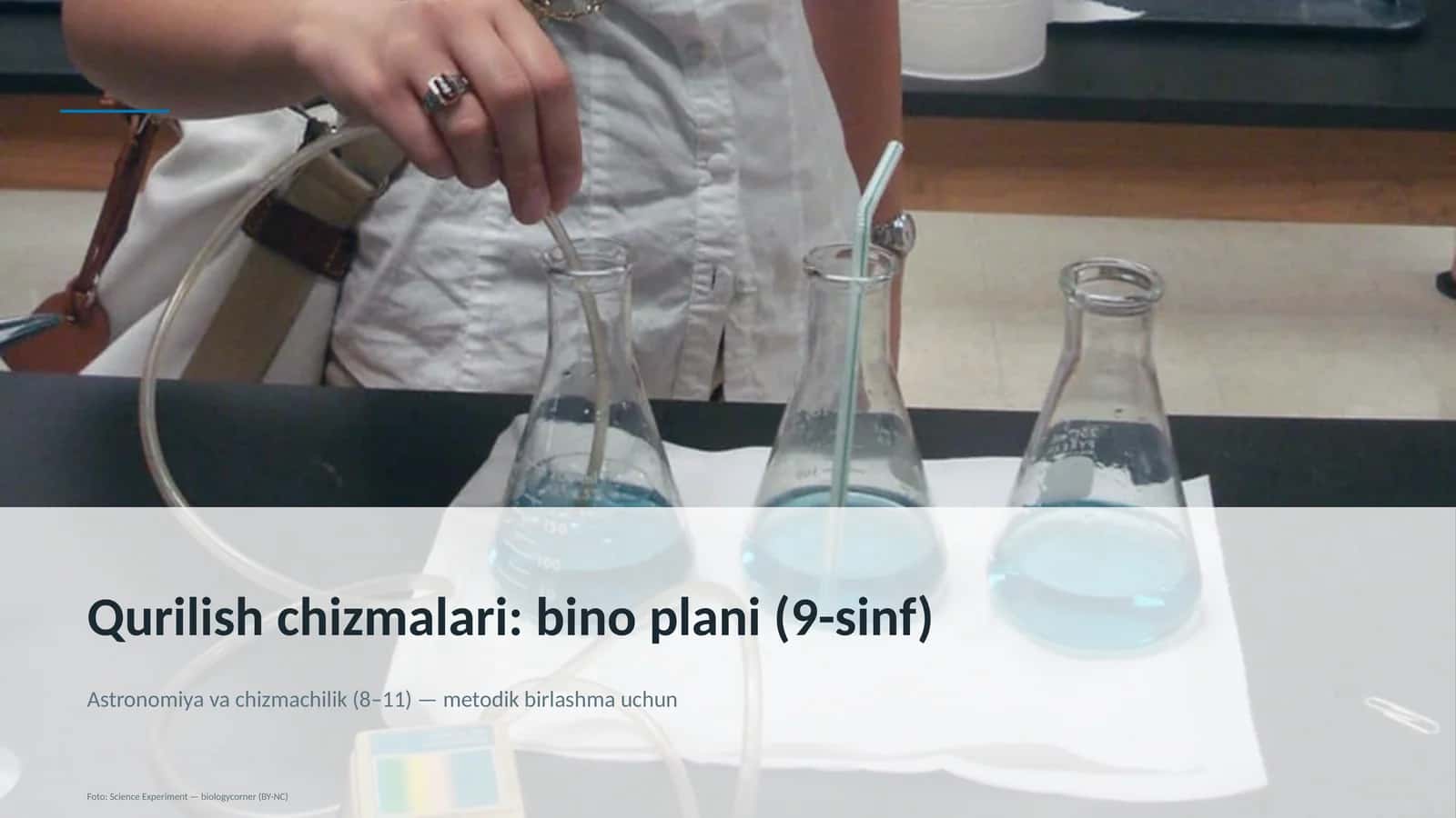 Qurilish chizmalari: bino plani (9-sinf) 1