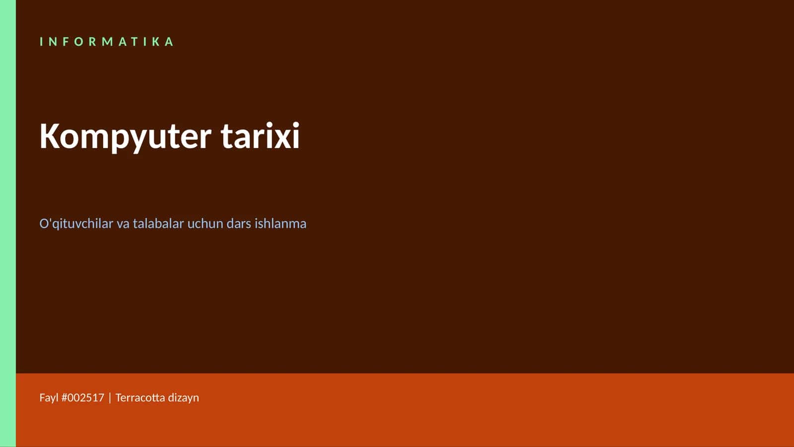 Kompyuter tarixi 1