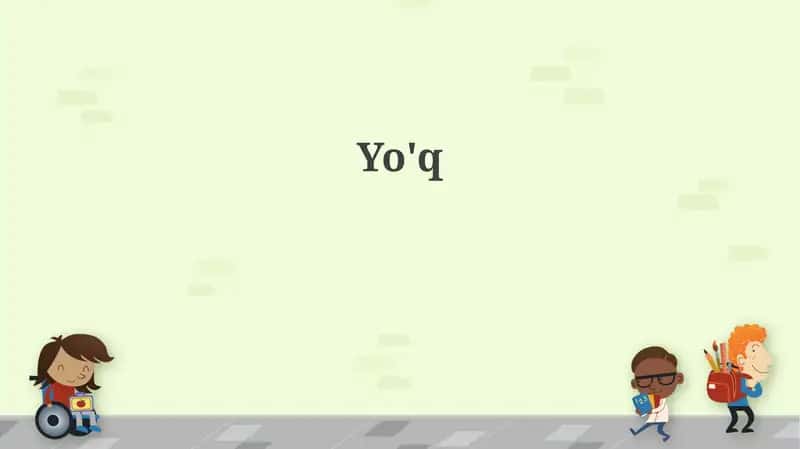 Yo'q 1