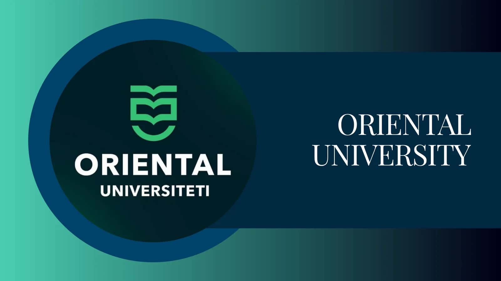 ORIENTAL UNIVERSITY 1