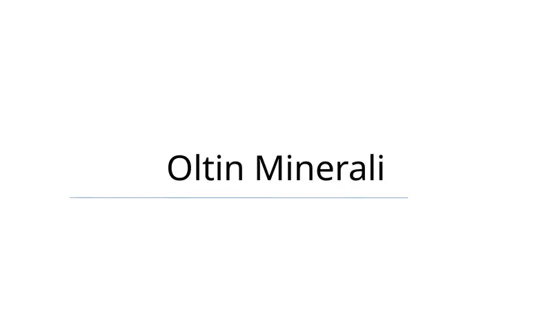 Oltin Minerali 1