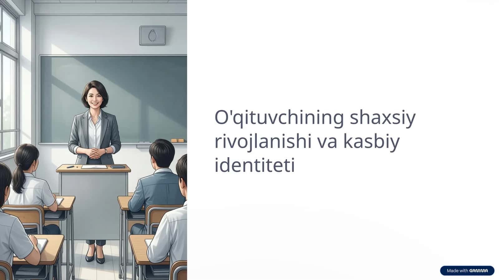 O'qituvchining shaxsiy rivojlanishi va kasbiy identiteti 1