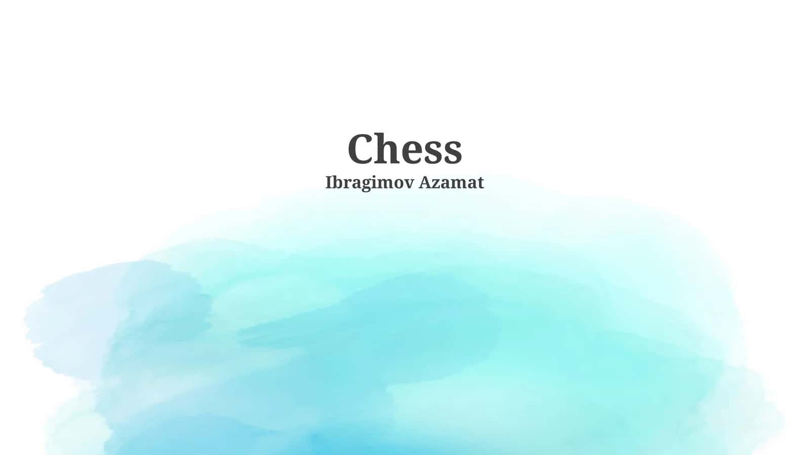 Chess: A Timeless Game 1