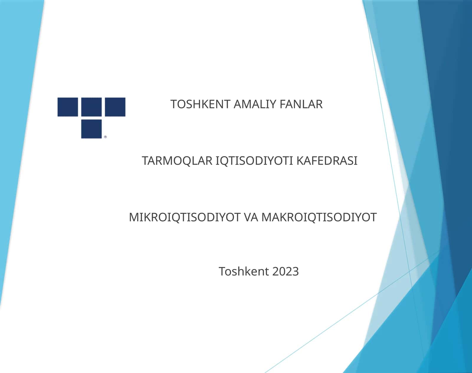 12-Мавзу: Рақобатлашган бозорда, қисқа муддатли оралиқда фирма фойдасини максималлаштириш ва унинг таклифи 1