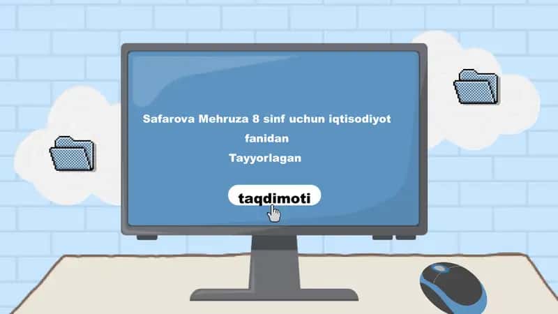 8-sinf Iqtisodiyot fanidan taqdimot 1