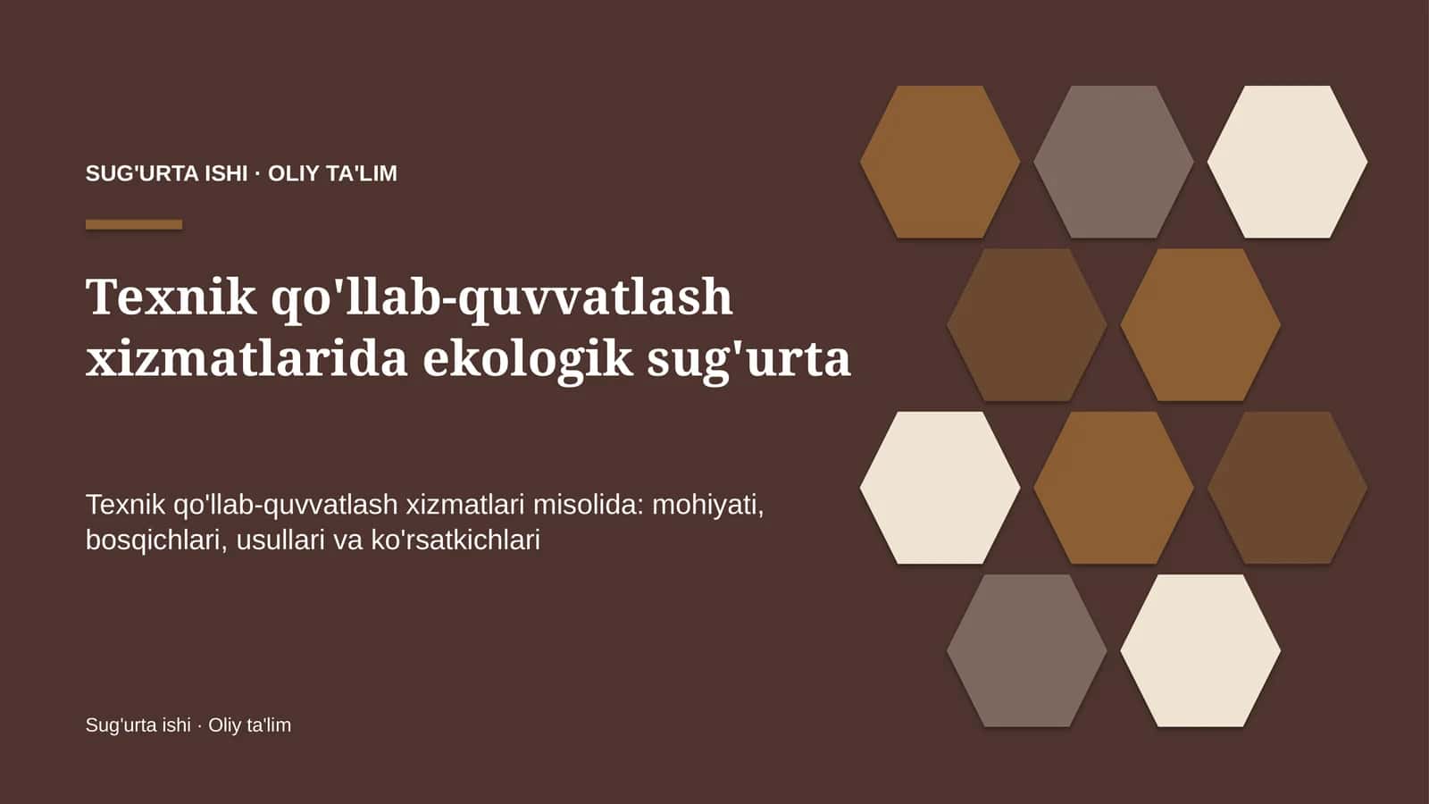 texnik qo'llab quvvatlash xizmatlarida ekologik sug'urta 7461 1