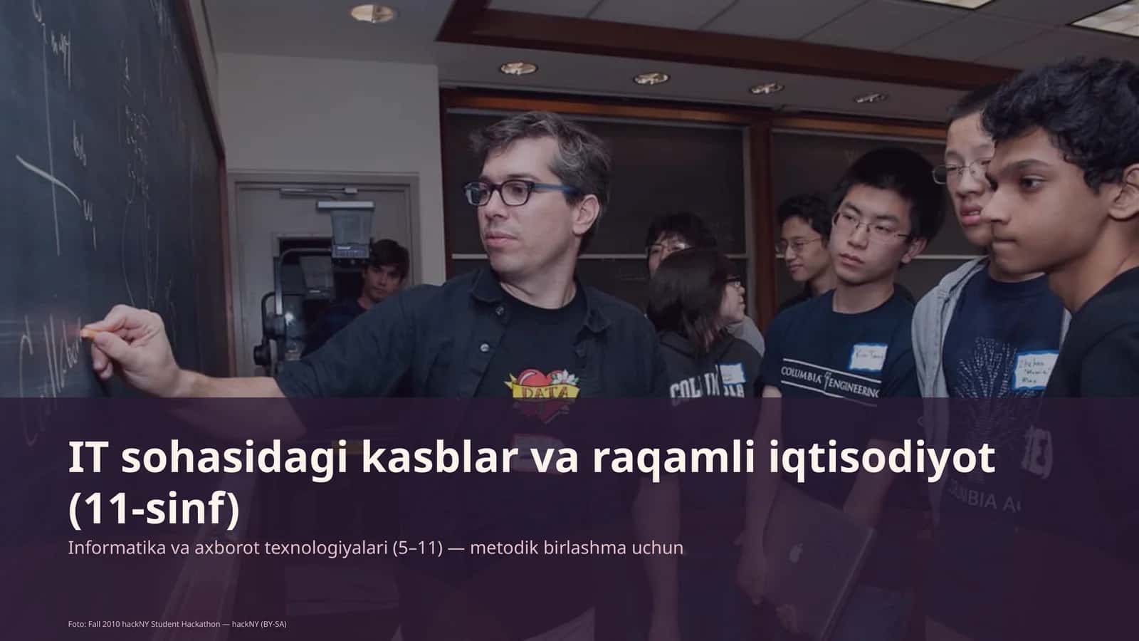 Informatika va axborot texnologiyalari (5–11) — metodik birlashma uchun 1
