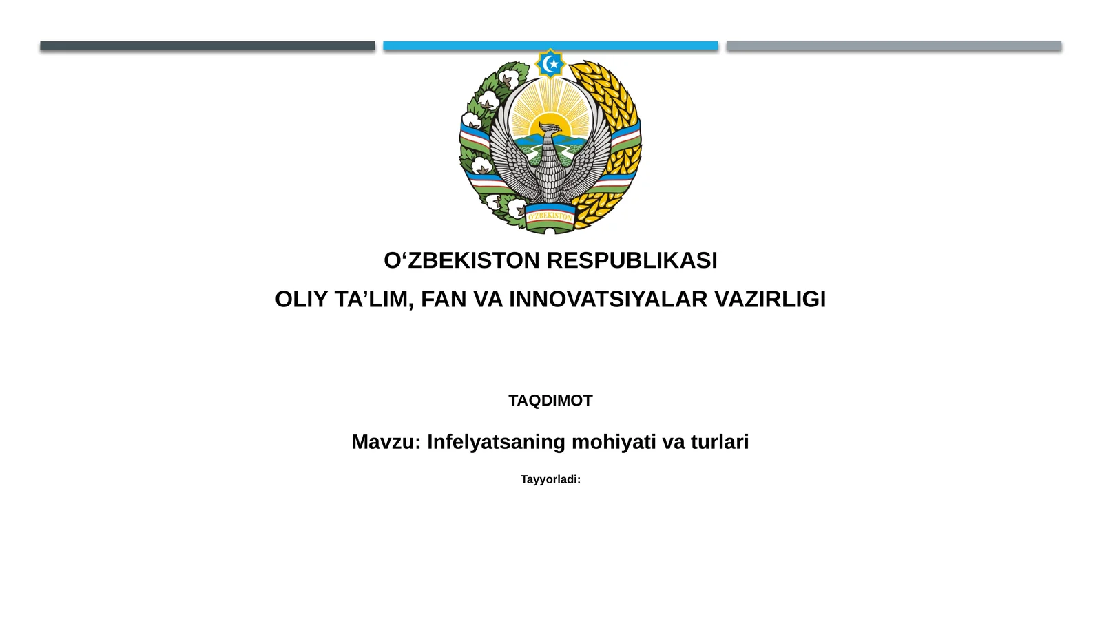 Infelyatsaning mohiyati va turlari 1