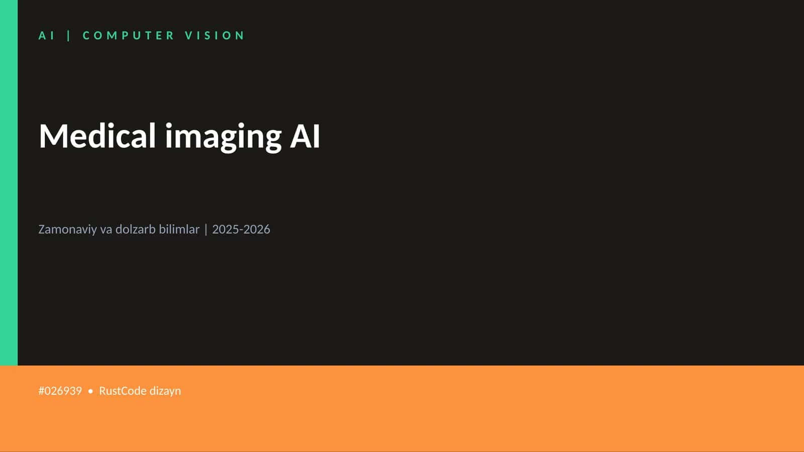 Medical imaging AI 1