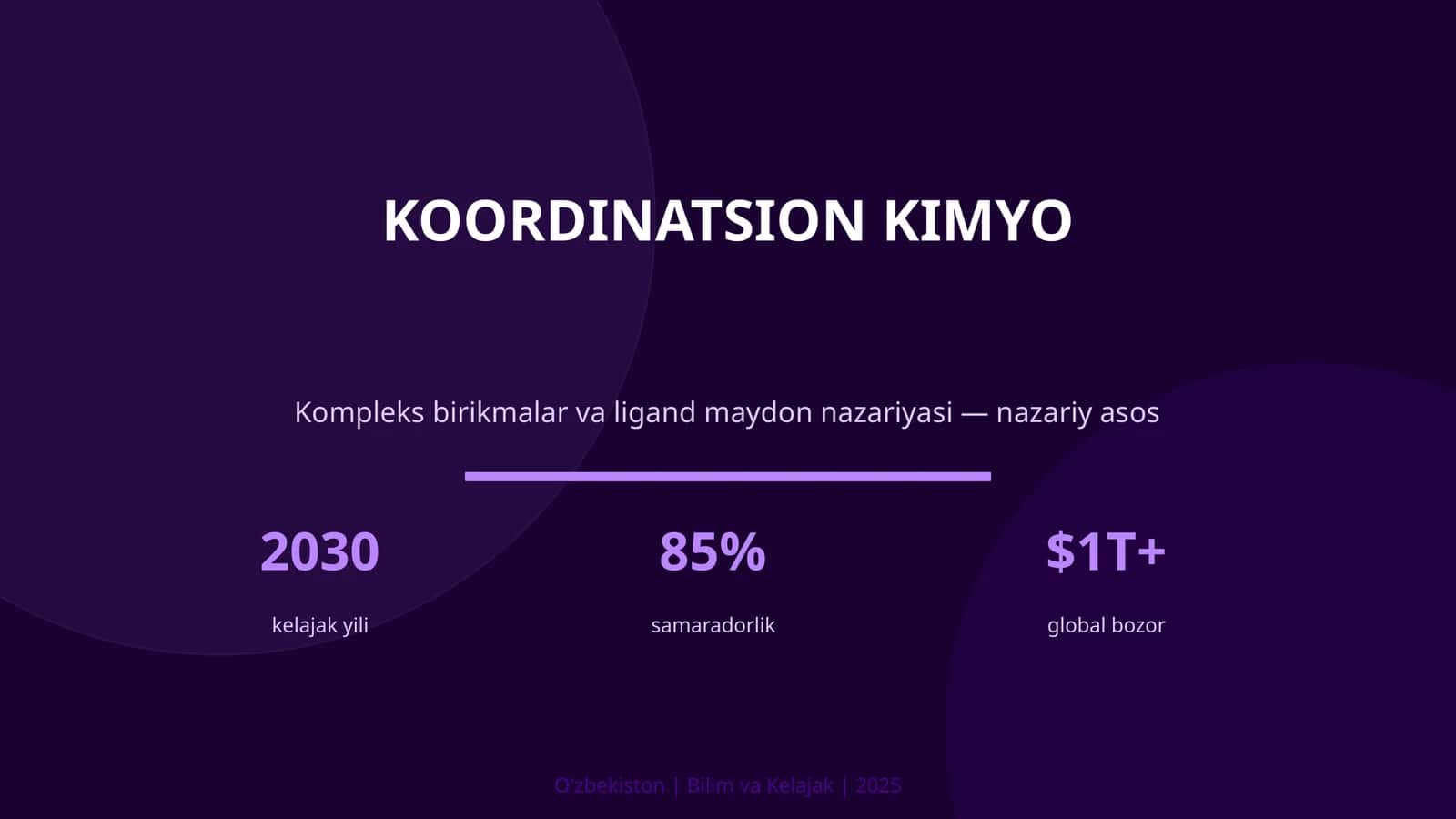 Koordinatsion kimyo 1