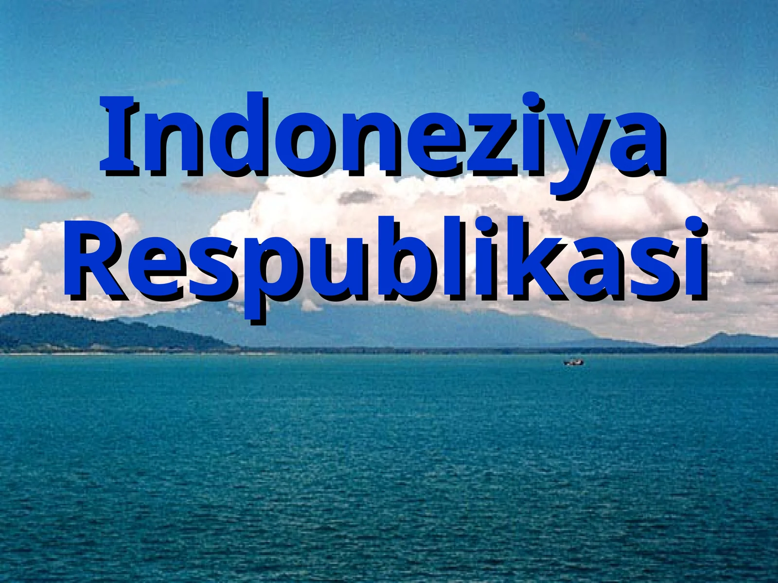 Indoneziya Respublikasi 1