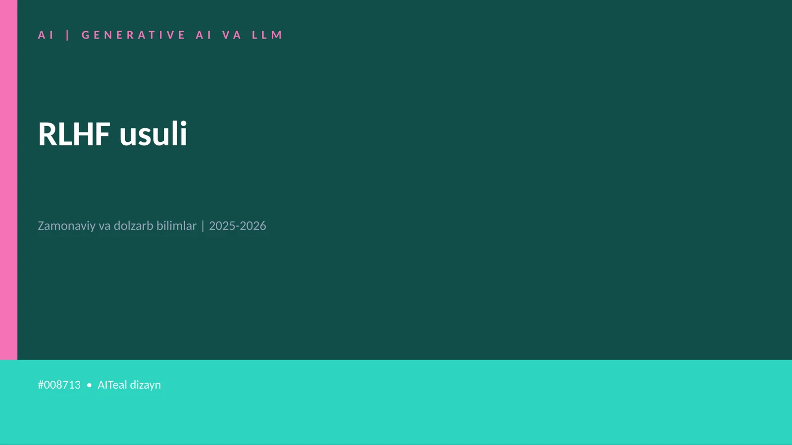 GENERATIVE AI VA LLM 1