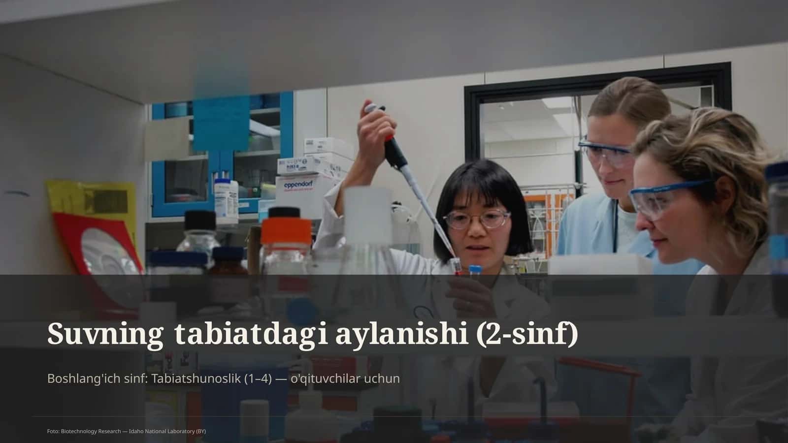 Suvning tabiatdagi aylanishi (2-sinf) 3