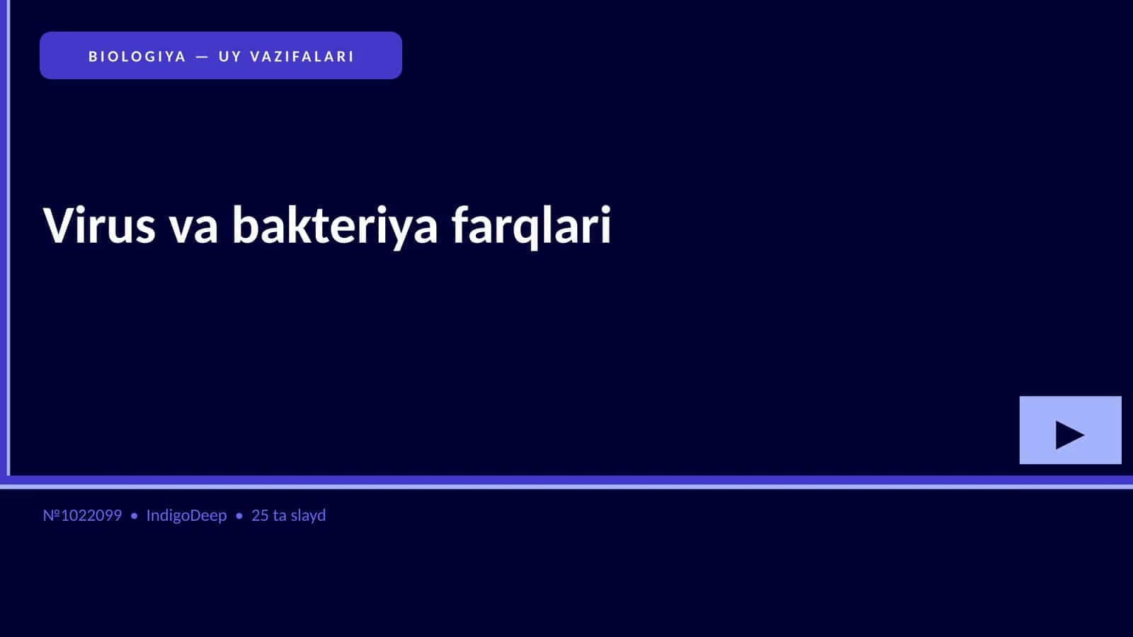 Virus va bakteriya farqlari 1