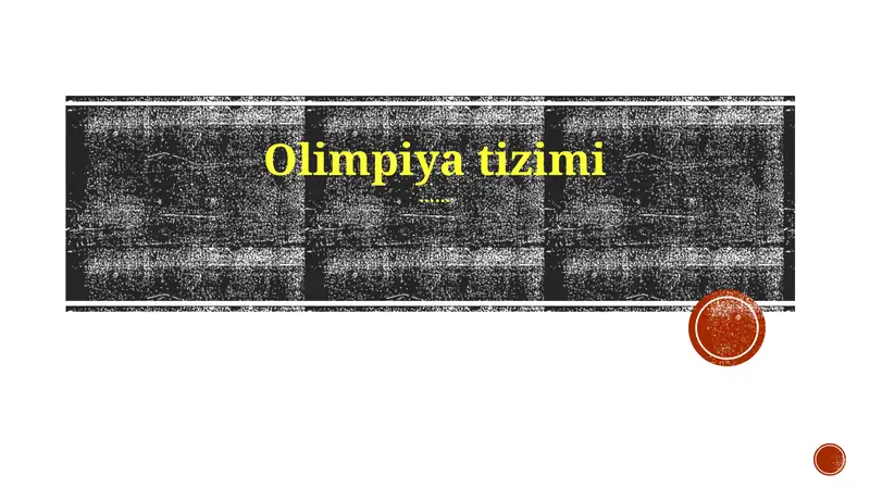 Olimpiya O'yinlari Kitobi 1