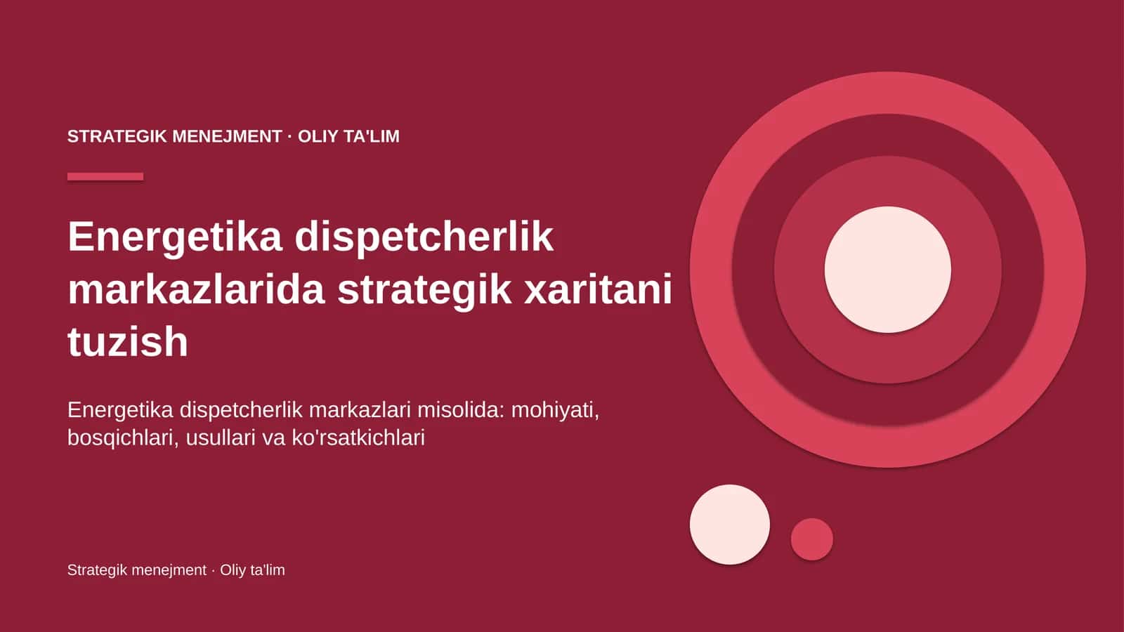 energetika dispetcherlik markazlarida strategik xaritani tuzish 1724 1