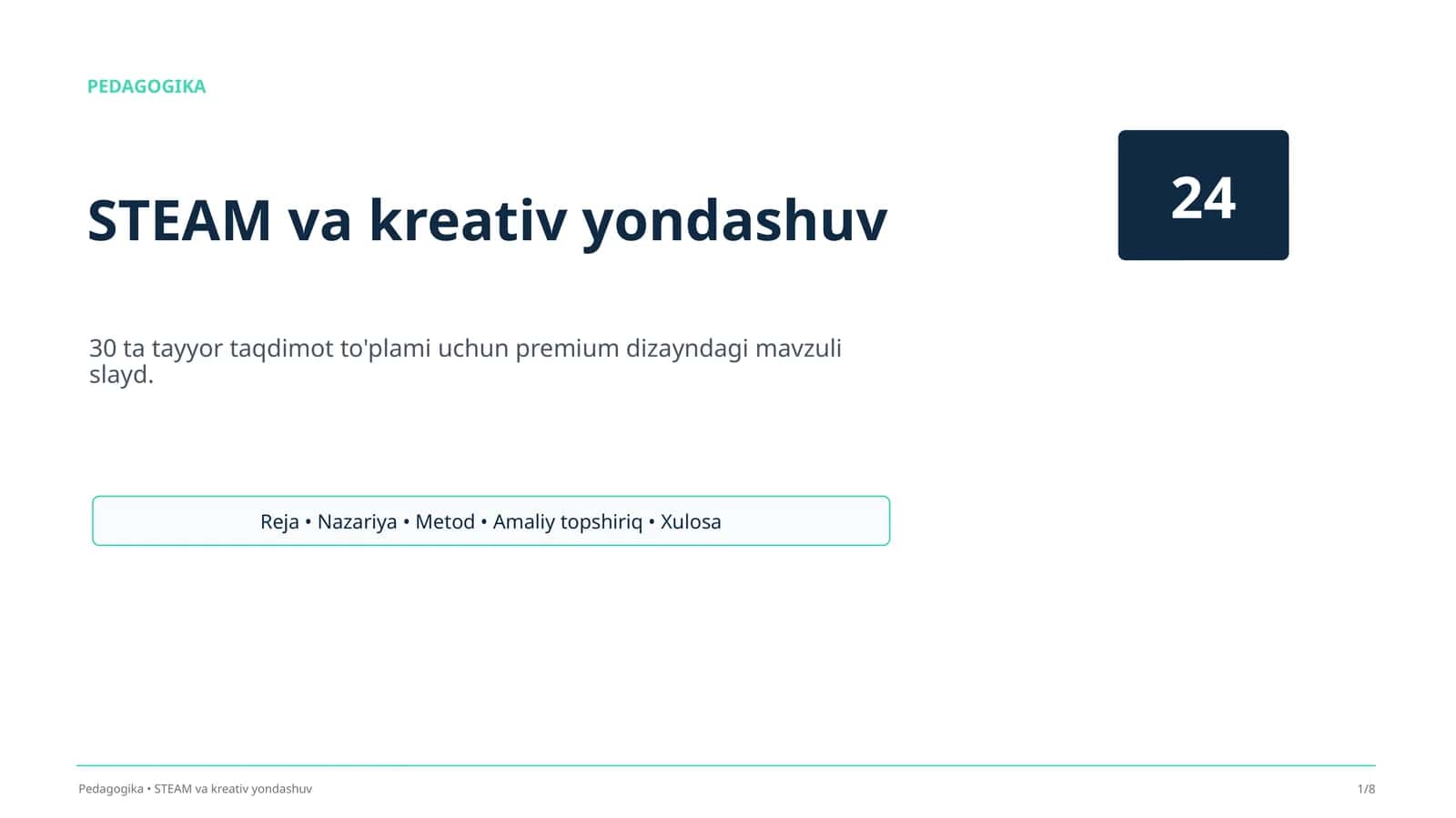 STEAM va kreativ yondashuv 1