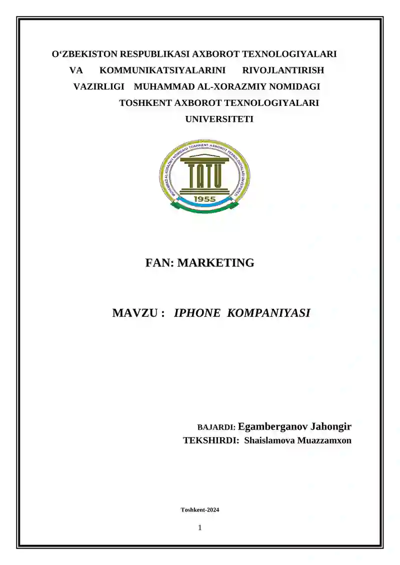 IPHONE KOMPANIYASI