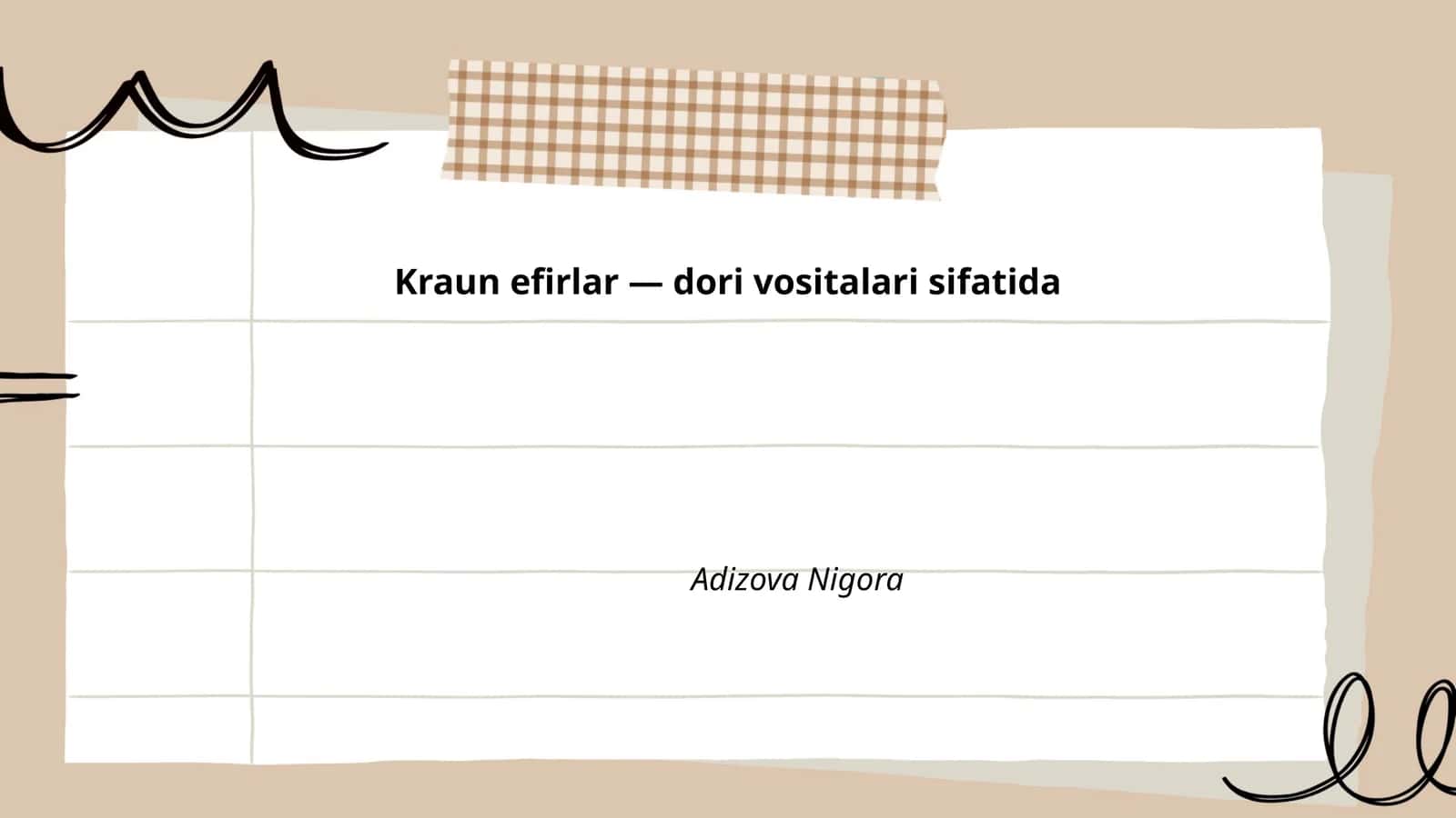 Kraun efirlar 1