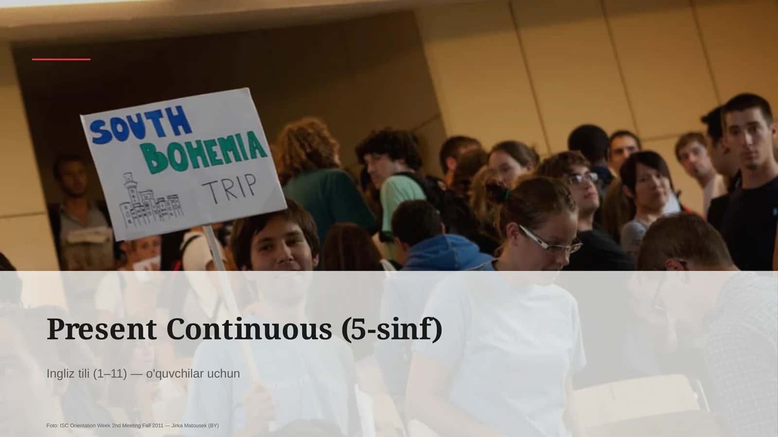 Present Continuous (5-sinf) 1
