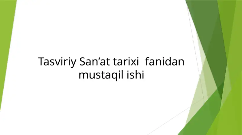 O’rta asrlarda Sharq mamlakatlari san’ati 1
