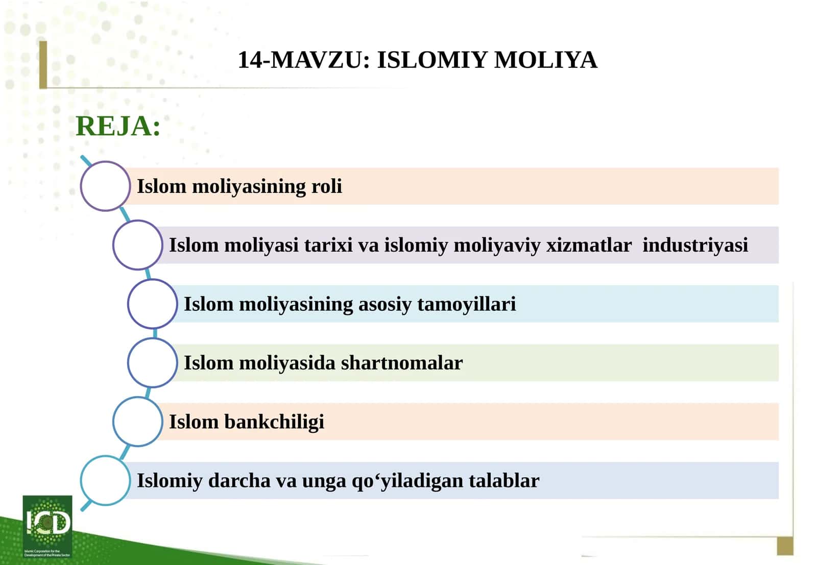ISLOMIY MOLIYA 1