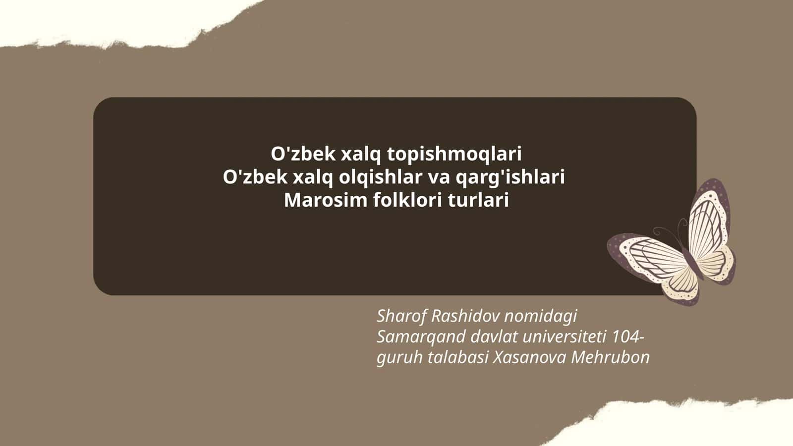 Marosim folklori turlari 1
