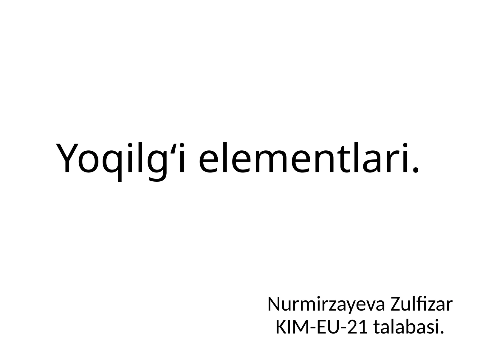 Yoqilgʻielementlari 1
