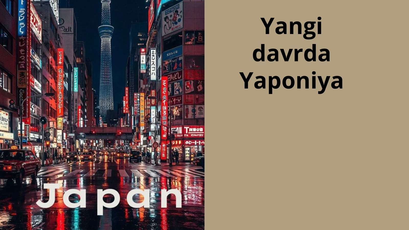 Yangi davrda Yaponiya 1