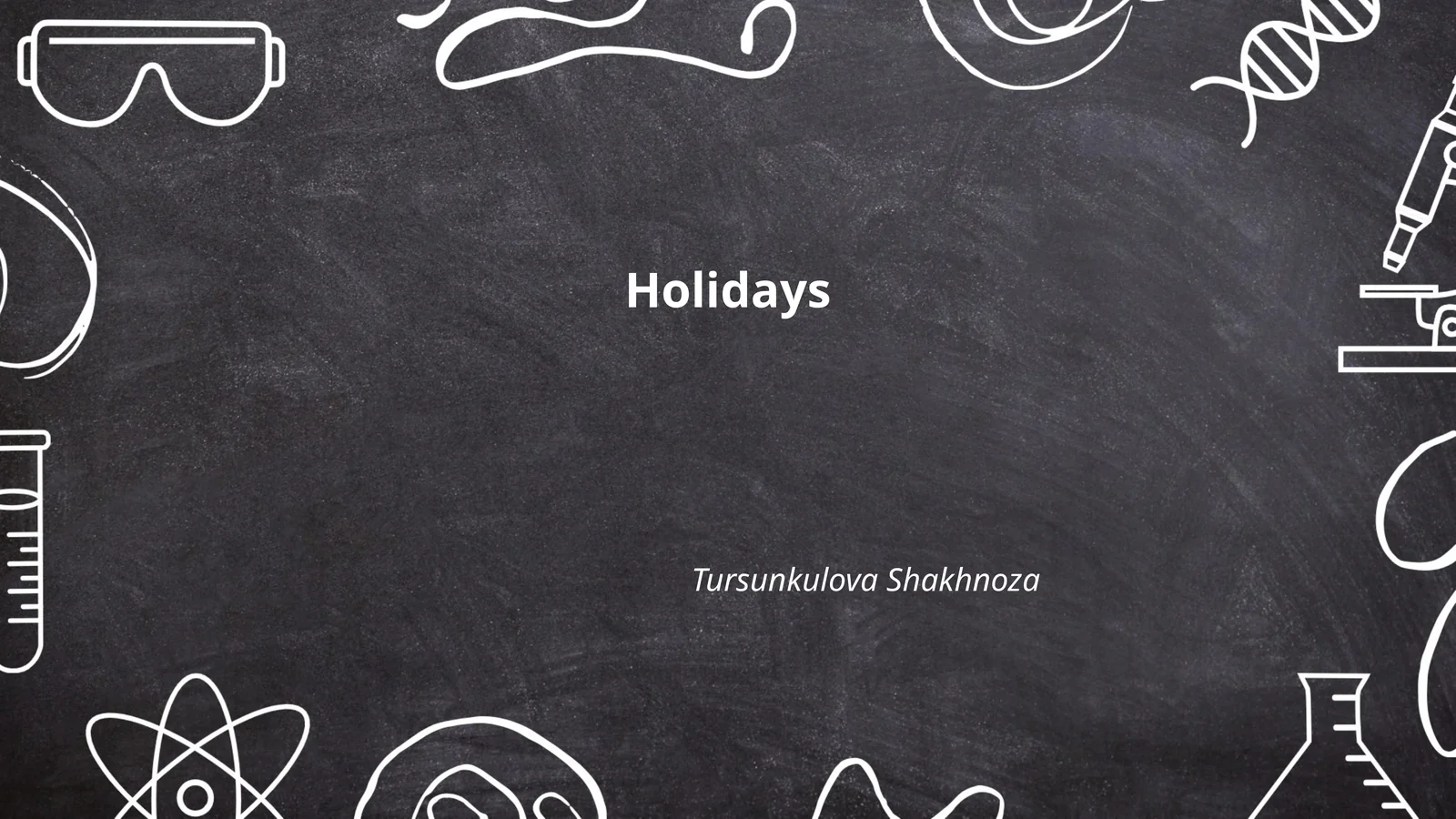 Holidays 1