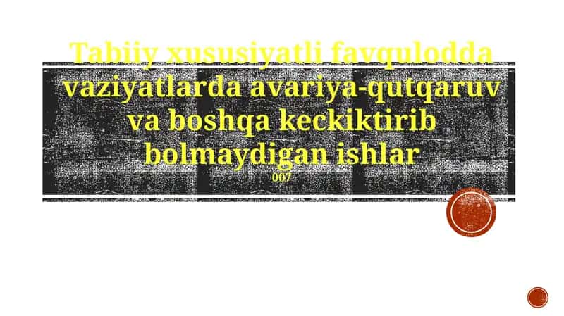 Javob va Qutqaruv Strategiyalari 1