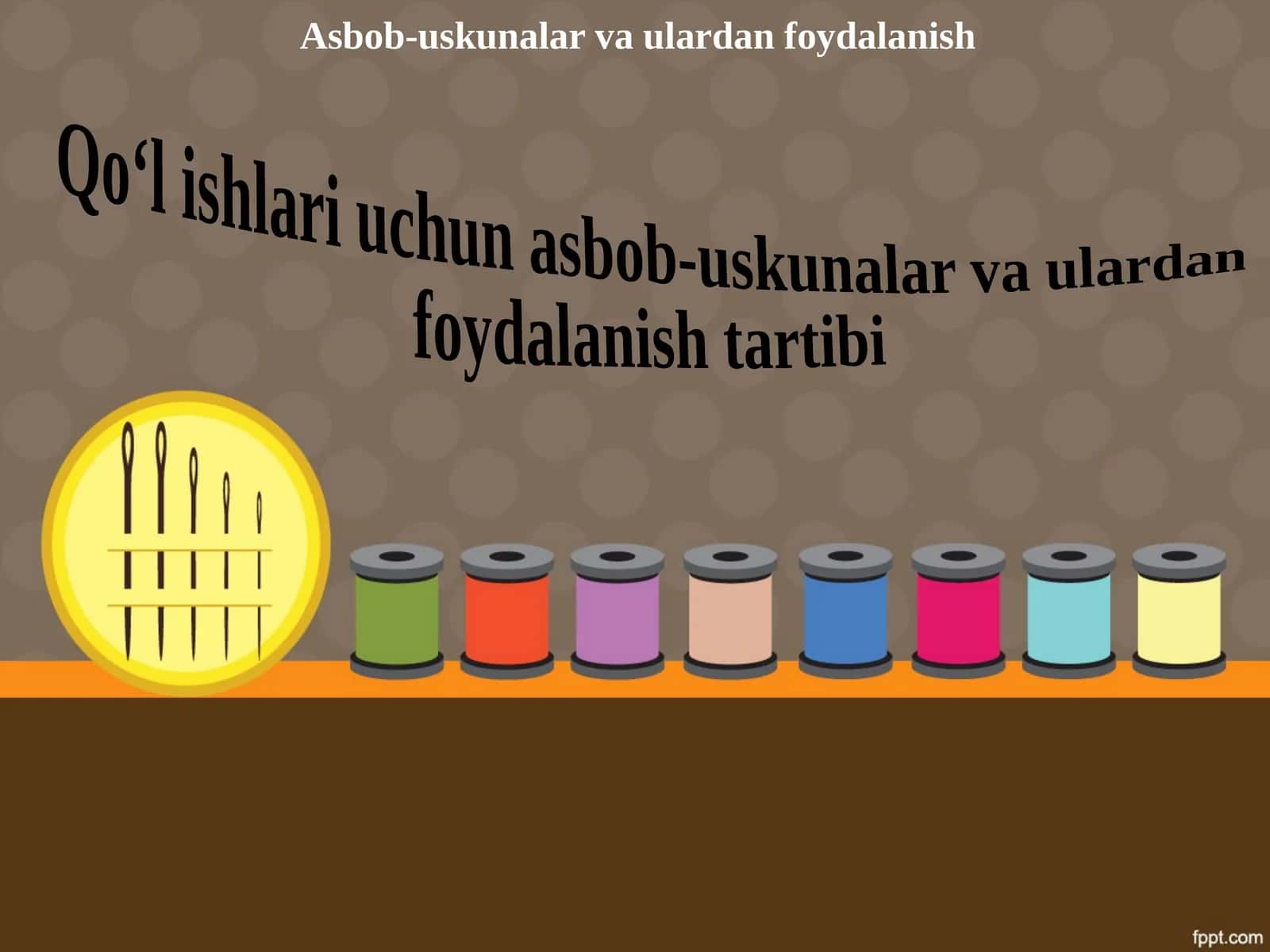 Asbob-uskunalar va ulardan foydalanish 1