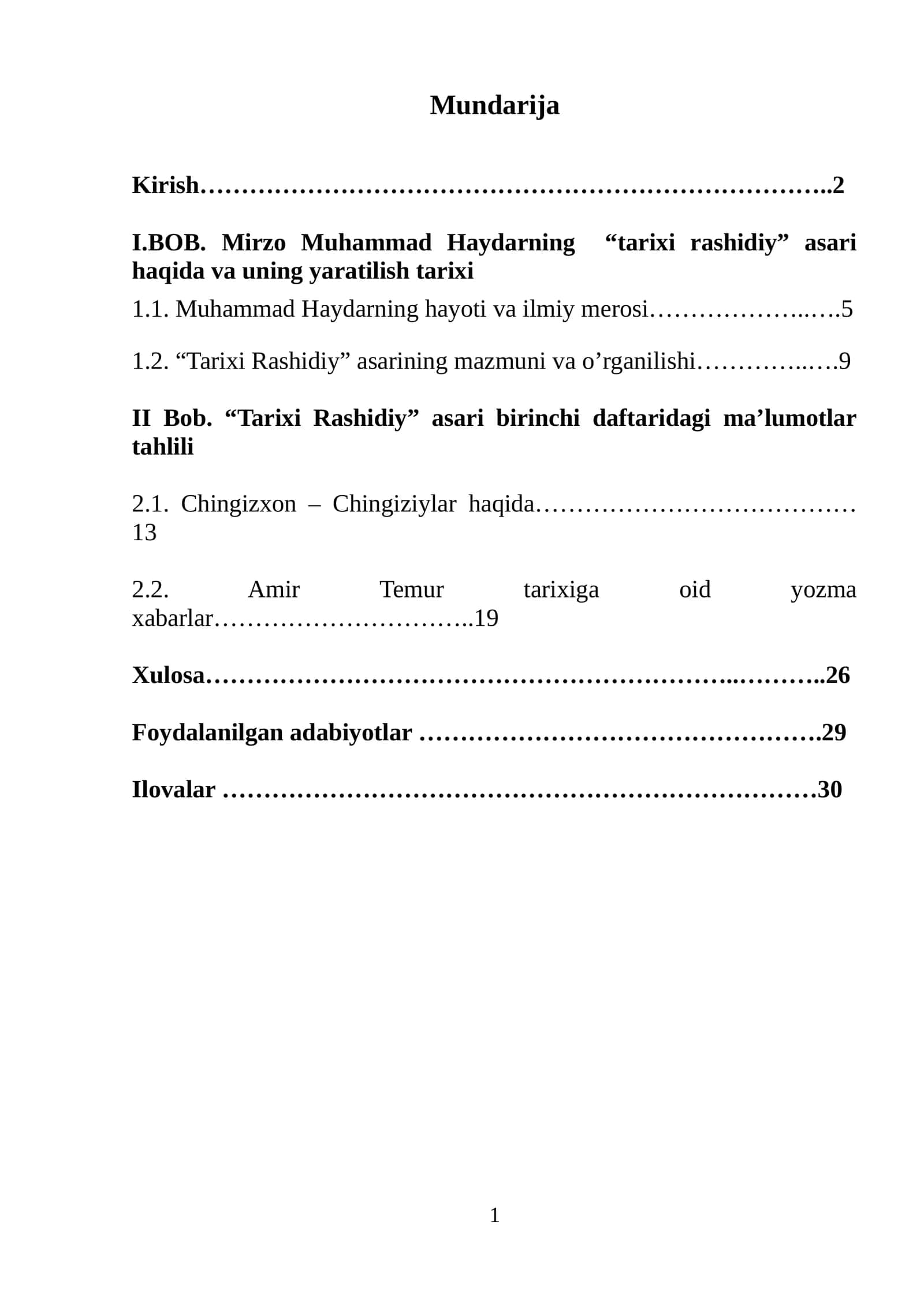 Mirzo Muhammad Haydarning  “tarixi rashidiy” asari haqida va uning yaratilish tarixi 1