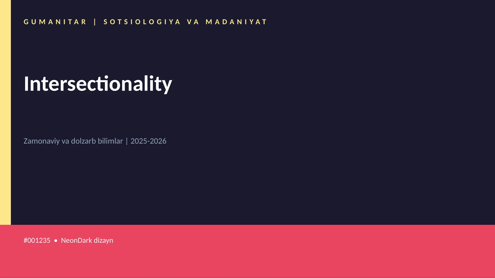 Intersectionality 1