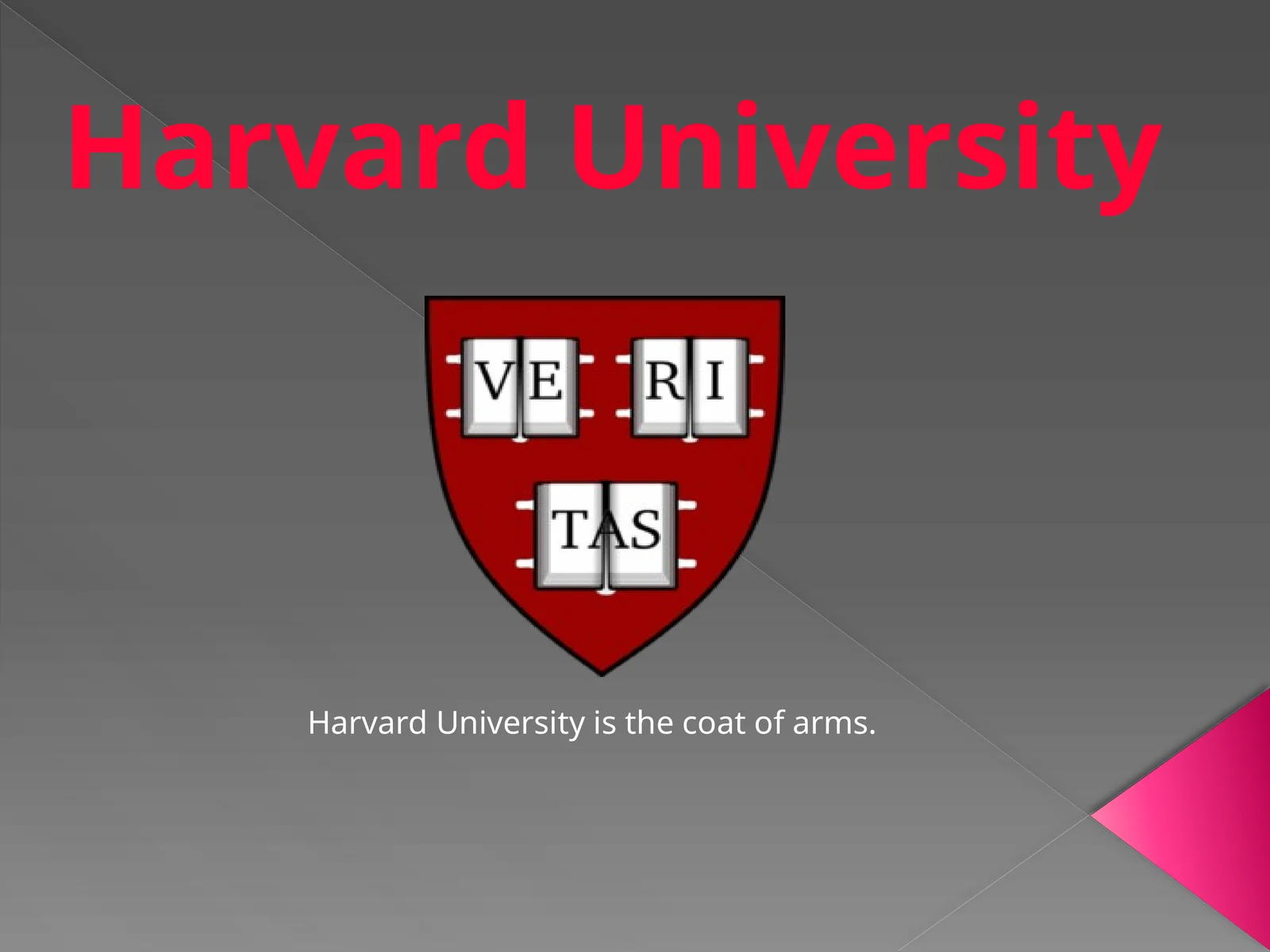 Harvard University 1