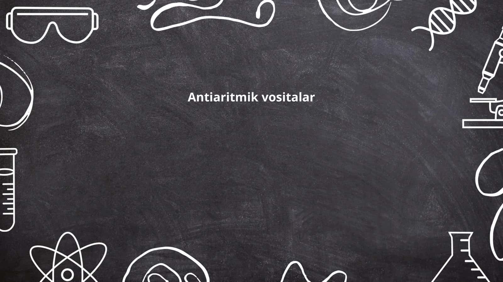Antiaritmik vositalar 1