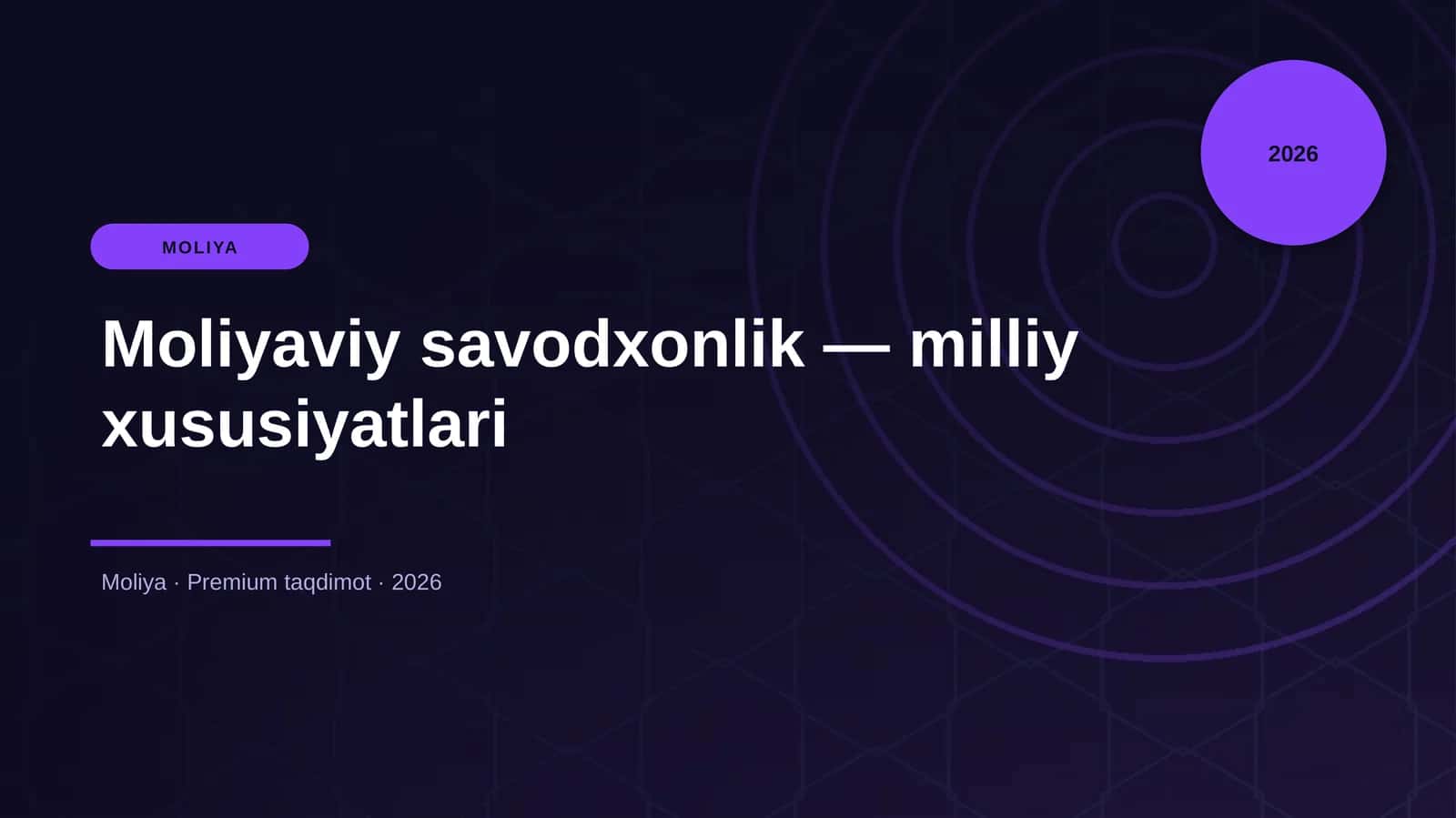 Moliyaviy savodxonlik — milliy xususiyatlari 1