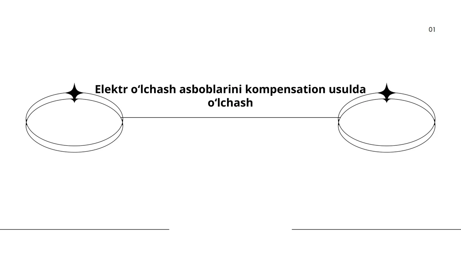 Elektr oʻlchash asboblarini kompensation usulda oʻlchash 1