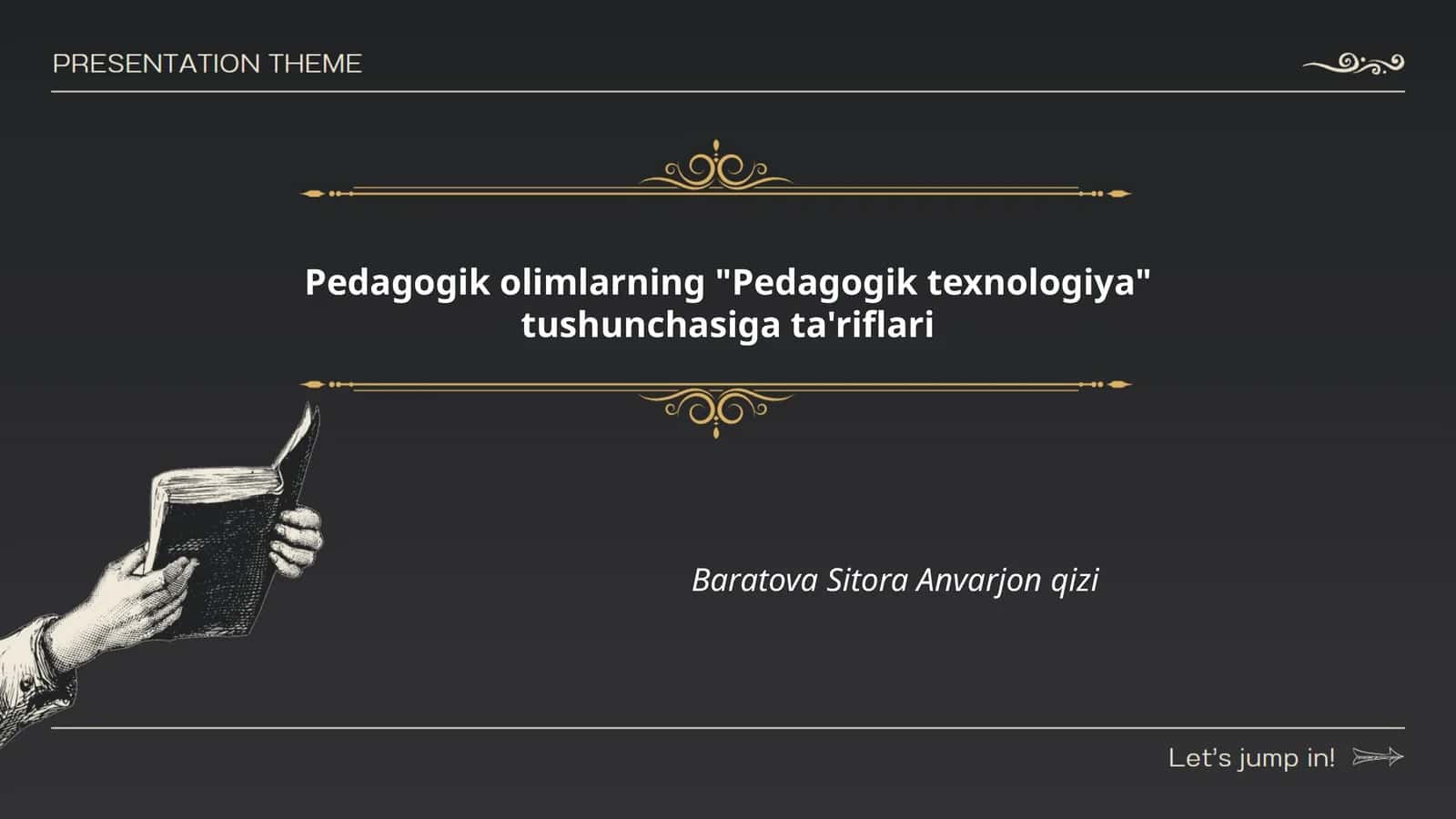 Pedagogik texnologiya 1