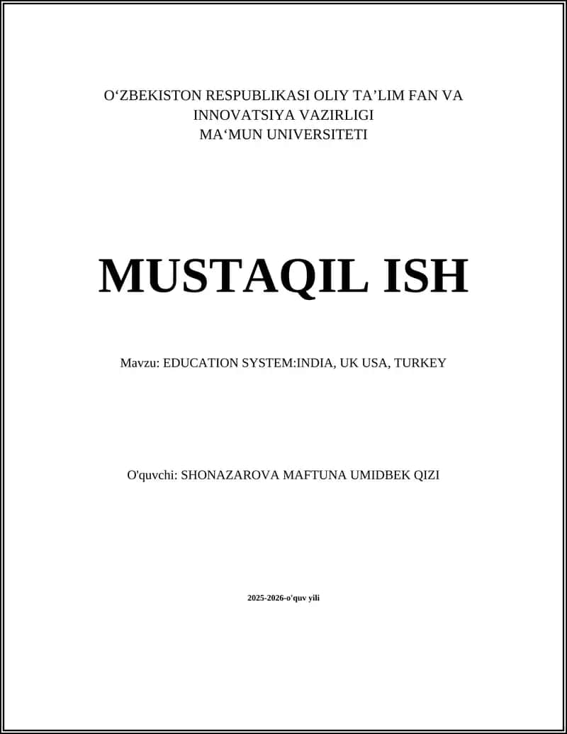 Ta'lim tizimi 1
