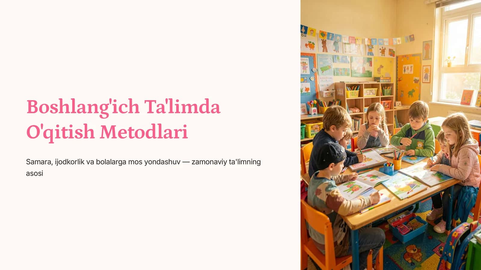 Boshlang'ich Ta'limda O'qitish Metodlari 1