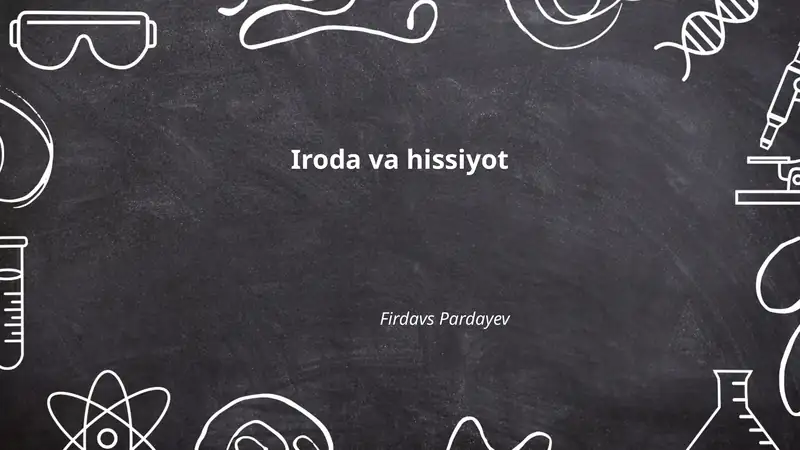 Iroda va hissiyot 1
