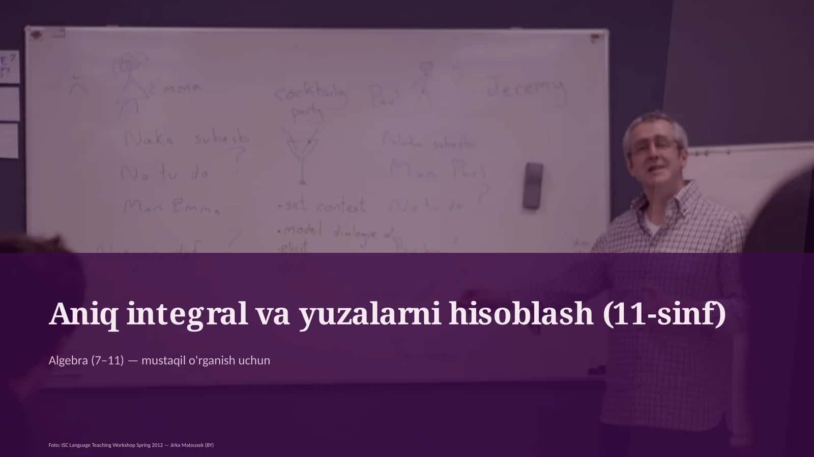 Aniq integral va yuzalarni hisoblash (11-sinf) 1