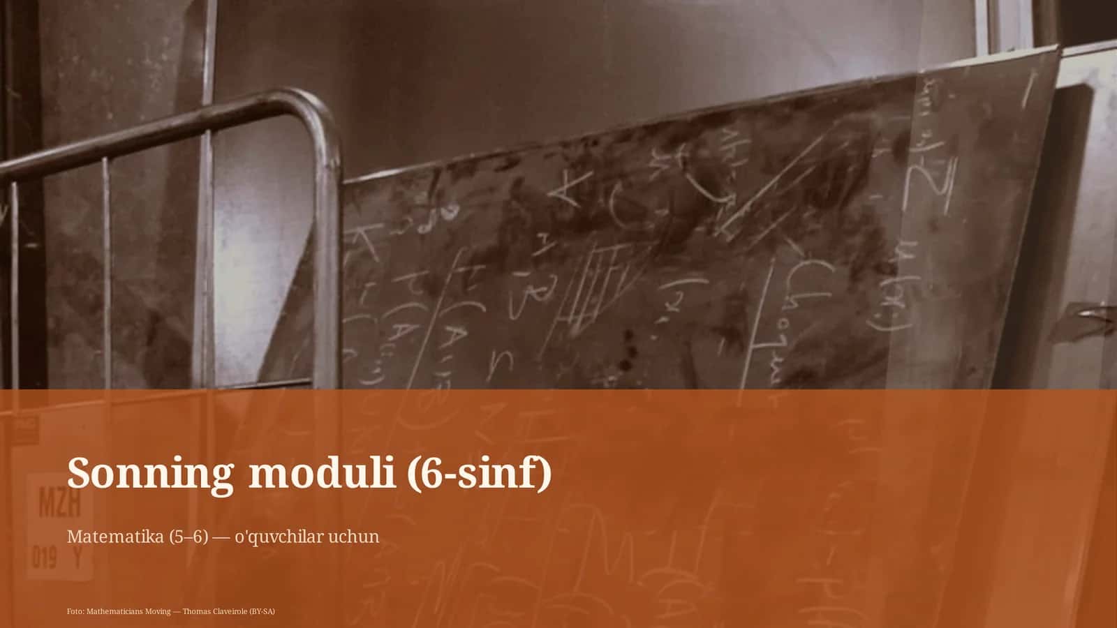 Sonning moduli (6-sinf) 1
