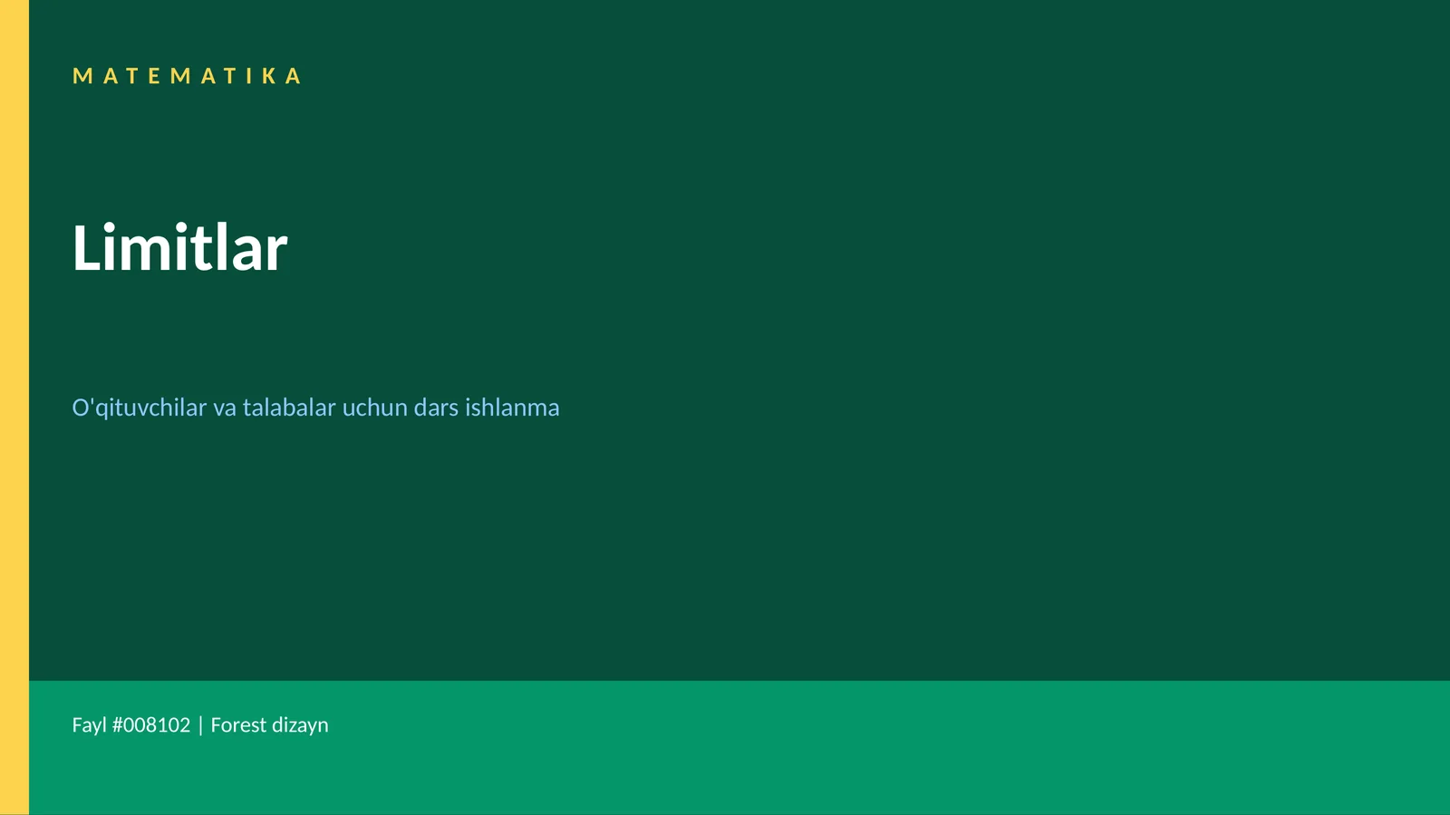 Limitlar 1