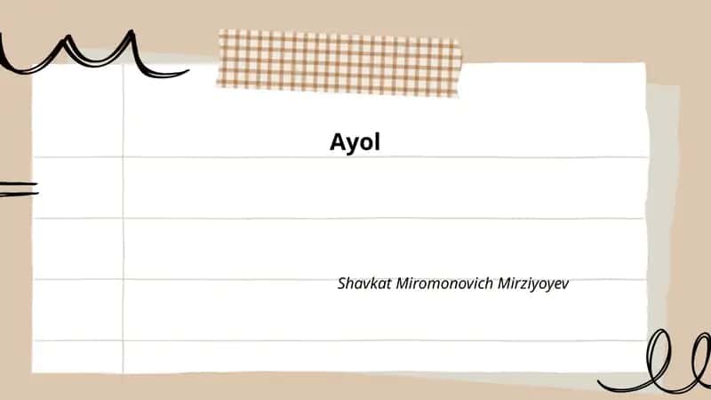 Ayol Huquqlari va Gender Tengligi 1