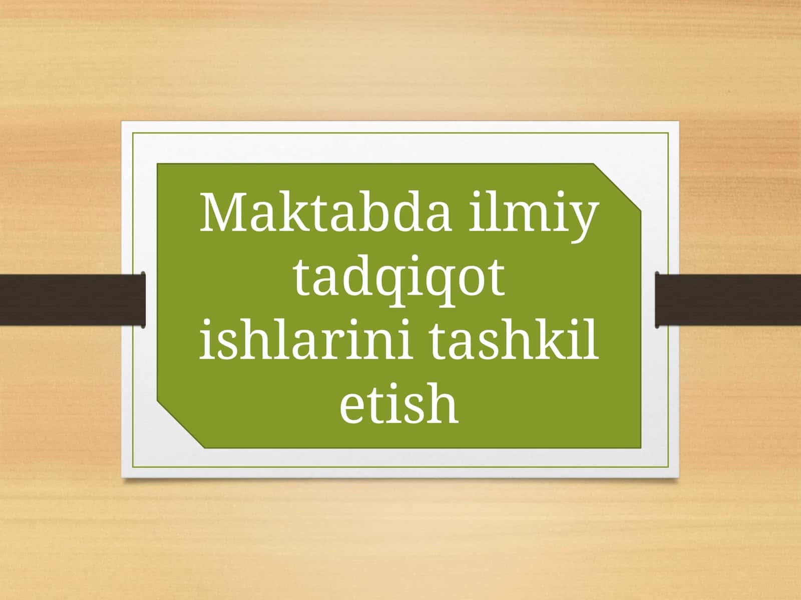 Maktab dailmiytadqiqotishlari 1